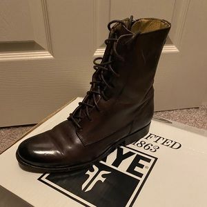 FRYE Melissa Lace Short Boots